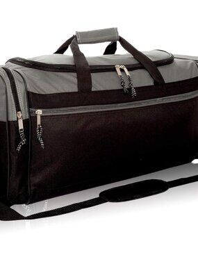 25" Extra Large Vacation Travel Duffle Bag Black, Grey, Navy Blue, Red, Camo